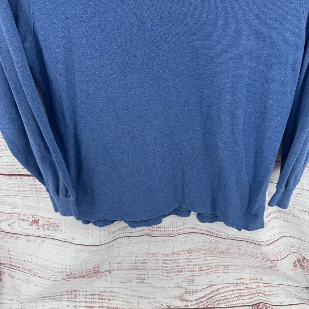 Polo Ralph Lauren Polo Shirt Mens XL Blue‎ Long Sleeve Cotton Casual